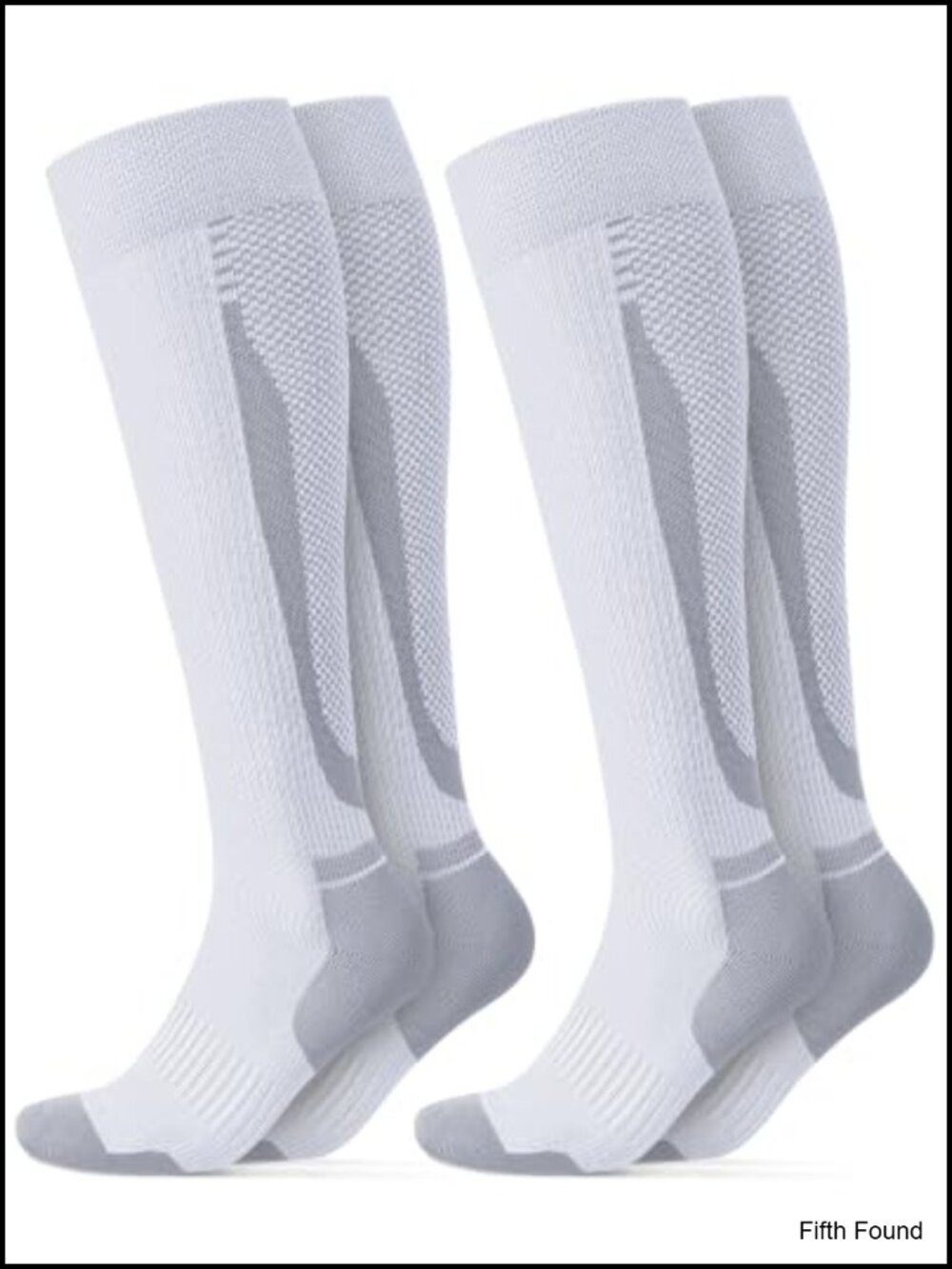Compression Knee-High Socks Bamboo Viscose 20-30 mmHg Running Travel